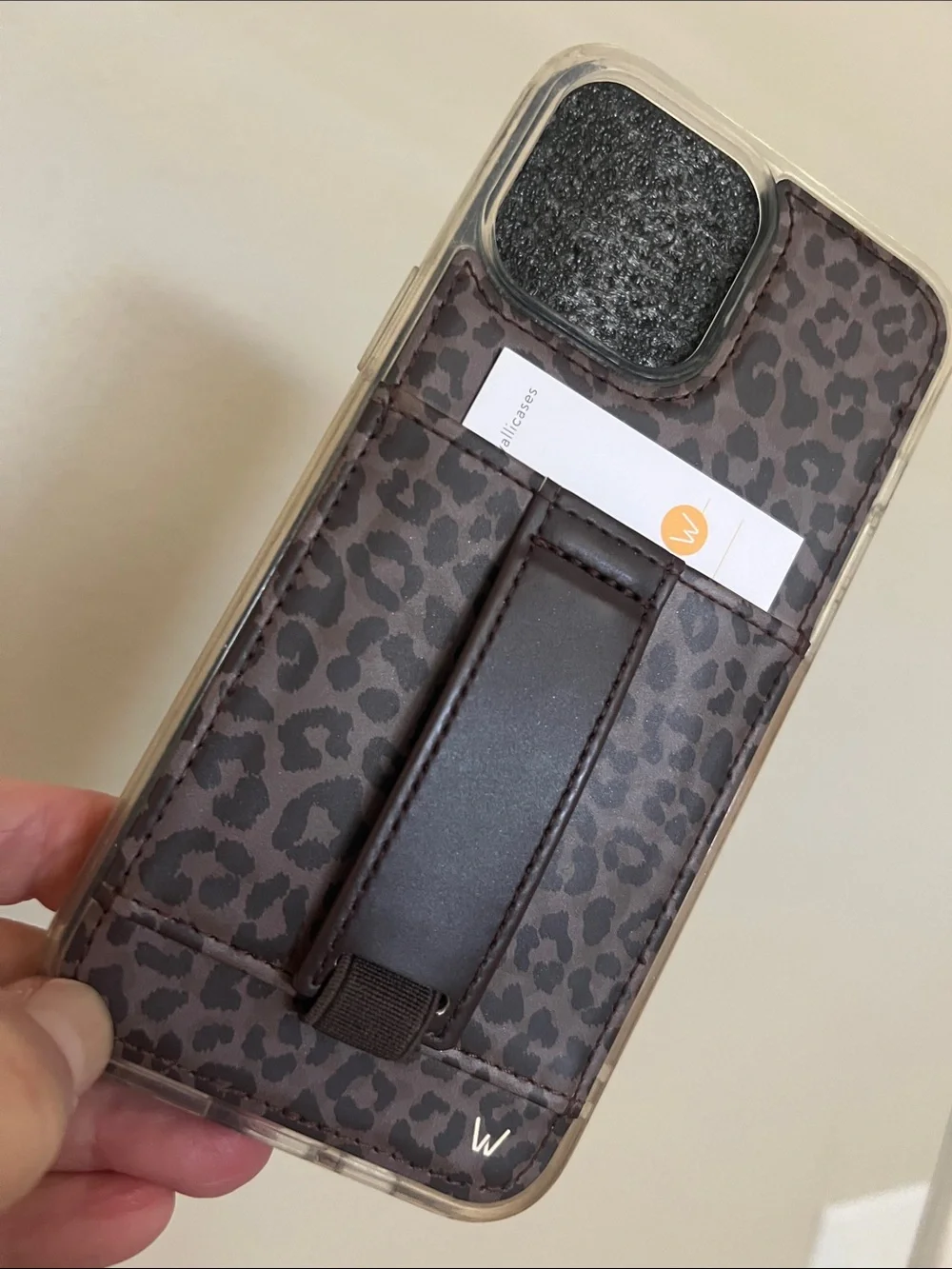 Walli Case “Shadow Leopard” iPhone 13 Pro Max New Two Tone Brown
